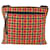 PRADA Shoulder Bag Coated Canvas Red Silver - vista 2