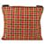 PRADA Shoulder Bag Coated Canvas Red Silver - vista 3