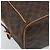 Céline CELINE Macadam Canvas Backpack PVC Leather Brown Gold - vista 13