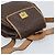 Céline CELINE Macadam Canvas Backpack PVC Leather Brown Gold - vista 6