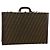 FENDI Zucca Canvas Trunk Black Brown