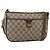 GUCCI GG Supreme Web Sherry Line Bag PVC Beige Gold 164 02 077