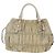 PRADA Gathered Hand Bag Nylon 2way Beige Gold - vista 2