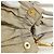 PRADA Gathered Hand Bag Nylon 2way Beige Gold - vista 8