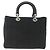 Christian Dior Canage Tote Bag Nylon Black Silver - vista 3