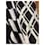 Sciarpa in seta e lana Monogram Louis Vuitton Nero Bianco - vista 9