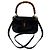 Borsa a tracolla mini 2 vie Gucci Old Bamboo Nero - vista 2