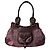 Triomphe Céline Borsa Celine in Tweed x Pelle Marrone Rosa Bordò
