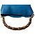 Borsa a tracolla in pelle Gucci Bamboo Diana Blu - vista 6