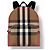 Zaino Burberry Jeff Check Marrone Nero Rosa Bianco Beige - vista 12