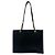 Borsa Tote a catena Chanel Vintage Coco Mark Logo in pelle caviar Nero - vista 3