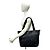 Borsa Tote Chanel Vintage Coco Mark in pelle caviar Nero - vista 2