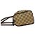 Borsa Boston Gucci in tela e pelle marrone - vista 5