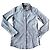 Armani Jeans Camicia in denim grigia adornata con perle e cristalli Grigio