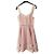 Maje rosa Spitzenkleid mit Lochmuster Pink