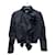 Valentino Bomberjacke aus Seidenmischung in Schwarz mit Rüschen Sz.6 Gebraucht  - Ansicht 1