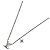 Collana Louis Vuitton LV Iconic con strass argentati Argento