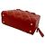 Borsa Mini Tote Chanel Coco Mark Wild Stitch in pelle Rosso - vista 8