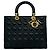 Borsa Tote Mini Lady Cannage Christian Dior Nero