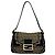 Borsa Semi-One Shoulder Fendi Zucchino FF Pattern Marrone Nero
