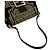 Borsa Semi-One Shoulder Fendi Zucchino FF Pattern Marrone Nero - vista 4