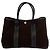 Hermès Borsa a tracolla Hermes Garden Party TPM Marrone - vista 3