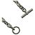 Hermès Bracciale Hermes Chaine d'Ancre MM 16-Link in Argento - vista 5