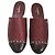 Mules matelassé Chanel in pelle bordeaux e nera con catena dorata Nero Bordò Gold hardware