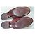 Mules matelassé Chanel in pelle bordeaux e nera con catena dorata Nero Bordò Gold hardware - vista 9