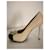 Décolleté Chanel Camelia Beige e Nero - vista 13