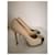 Décolleté Chanel Camelia Beige e Nero - vista 7