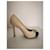 Décolleté Chanel Camelia Beige e Nero - vista 8