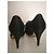 Schwarze Chanel High-Heel-Schuhe mit Rüschendetail - Ansicht 12