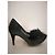 Schwarze Chanel High-Heel-Schuhe mit Rüschendetail - Ansicht 8
