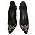 Décolleté Casadei neri con strass Nero
