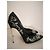 Décolleté Casadei neri con strass Nero - vista 4