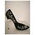 Décolleté Casadei neri con strass Nero - vista 5