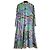 Vintage Emilio Pucci Seidenkleid Weiß Blau Beige Grün Lila