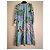 Vintage Emilio Pucci Seidenkleid Weiß Blau Beige Grün Lila - Ansicht 15