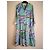 Vintage Emilio Pucci Seidenkleid Weiß Blau Beige Grün Lila - Ansicht 17
