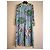 Vintage Emilio Pucci Seidenkleid Weiß Blau Beige Grün Lila - Ansicht 2