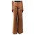 Chloé Plissierte weite Hose aus Baumwolle in Braun - size UK 6