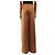 Chloé Plissierte weite Hose aus Baumwolle in Braun - size UK 6 - Ansicht 3
