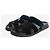 Hermès Sandali in velluto Black Chypre - size EU 40 Nero - vista 2
