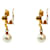 Chanel Orecchini Pearl Drop Turnlock Gold D'oro - vista 2