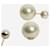 Orecchini con perle Dior crema Crudo  - vista 2