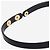 Salvatore Ferragamo Choker in pelle nera Nero - vista 3
