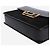 Saint Laurent Borsa Lulu in camoscio e pelle nera Nero - vista 5