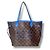 Louis Vuitton Borsa tote Brown 2013 Monogram Ikat Neverfull MM Grand Bleu Marrone