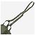 Loewe Mini borsa 2way Hammock in pelle Verde - vista 7
